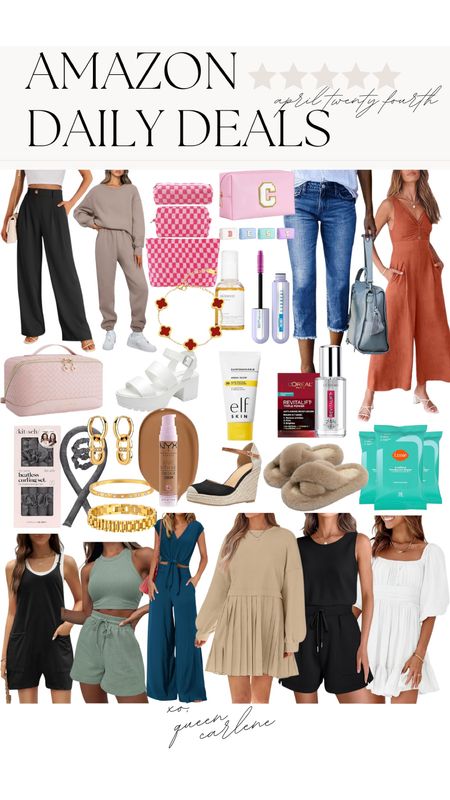 Amazon Daily Deals I absolutely love! So many cute spring finds, spring outfit ideas, vacation outfits, sandals, basics, midsize fashion finds and beauty finds on deal today from Amazon !



#LTKfindsunder50 #LTKsalealert #LTKSeasonal