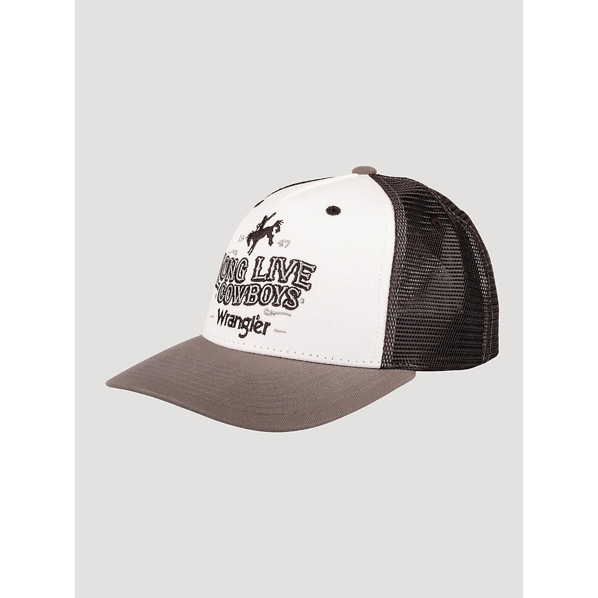 Trailhead Rodeo Baseball Cap in Black/White | Wrangler