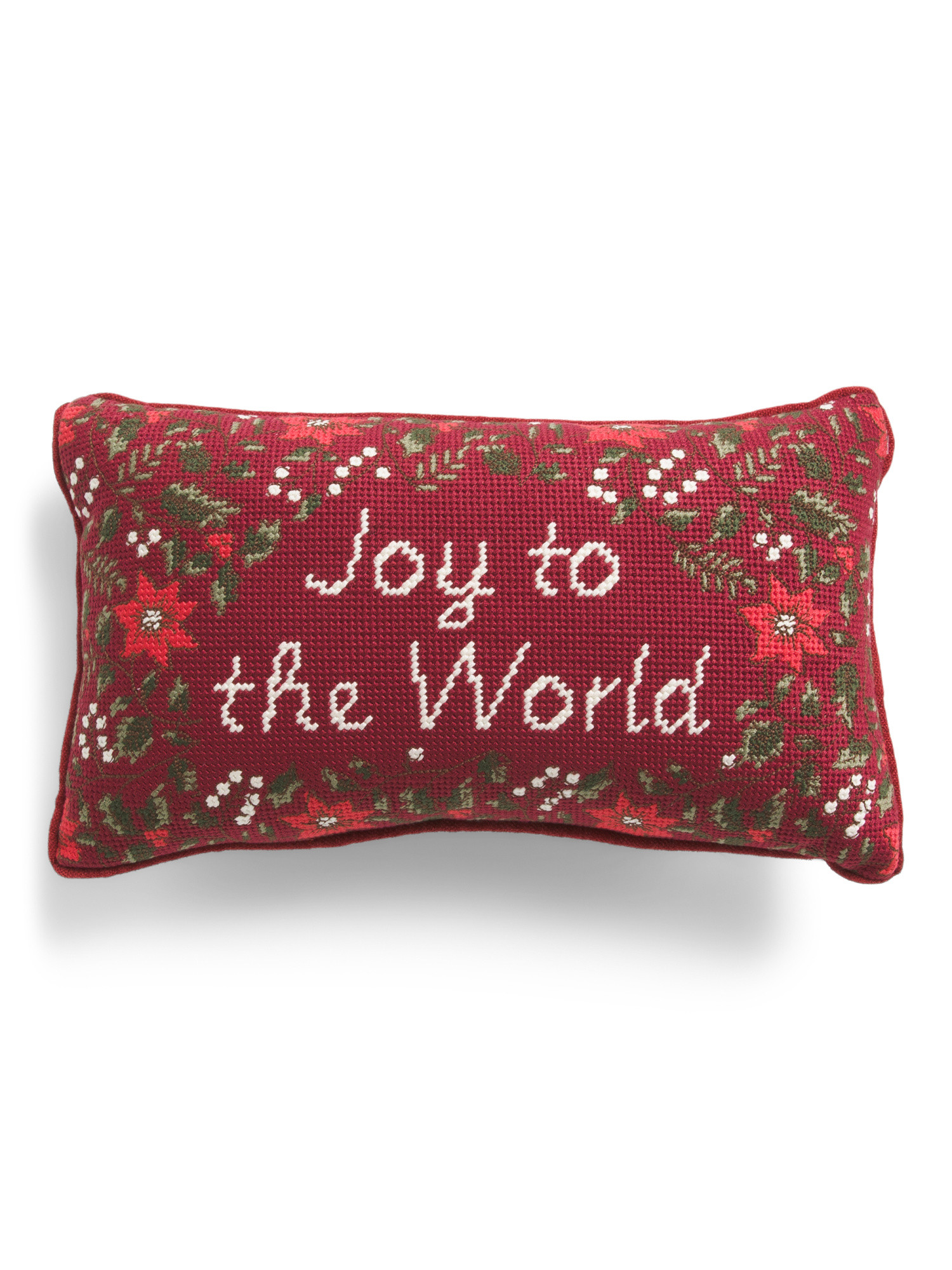 9x15 Joy To The World Needlepoint Pillow | Throw Pillows | Marshalls | Marshalls