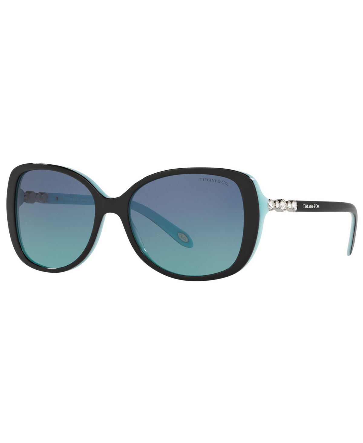 Tiffany & Co. Women's Sunglasses, TF4121B - BLACK/BLUE/BLUE GRADIENT | Macy's