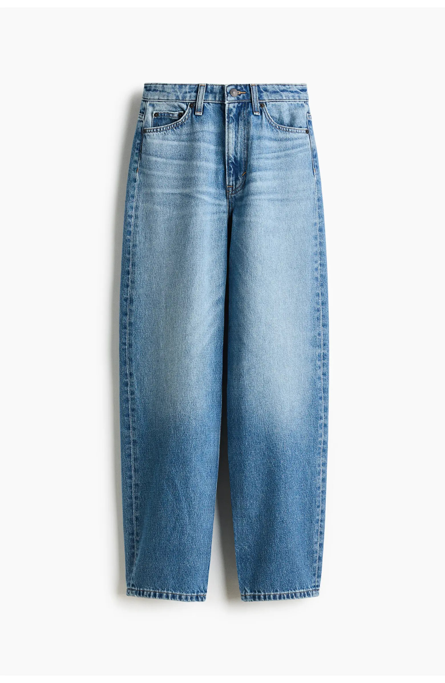 H&M Barrel High Waist Jeans | Nordstrom | Nordstrom