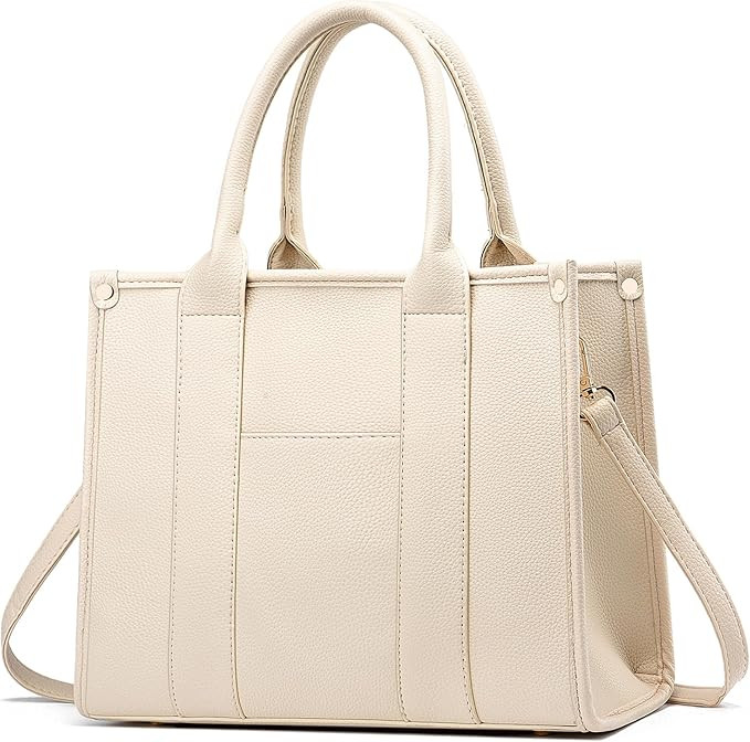 The Tote Bag Crossbody Purses for Women Shoulder Bag Handbags PU Leather Top Handle Bags with zip... | Amazon (US)