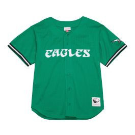 On The Clock Mesh Button Front Philadelphia Eagles | Mitchell & Ness