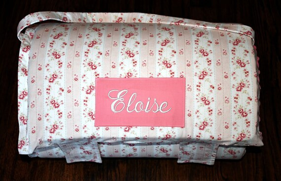 Shabby Chic Pink Vintage Stripe Rose Kids Nap Mat | Etsy | Etsy (US)