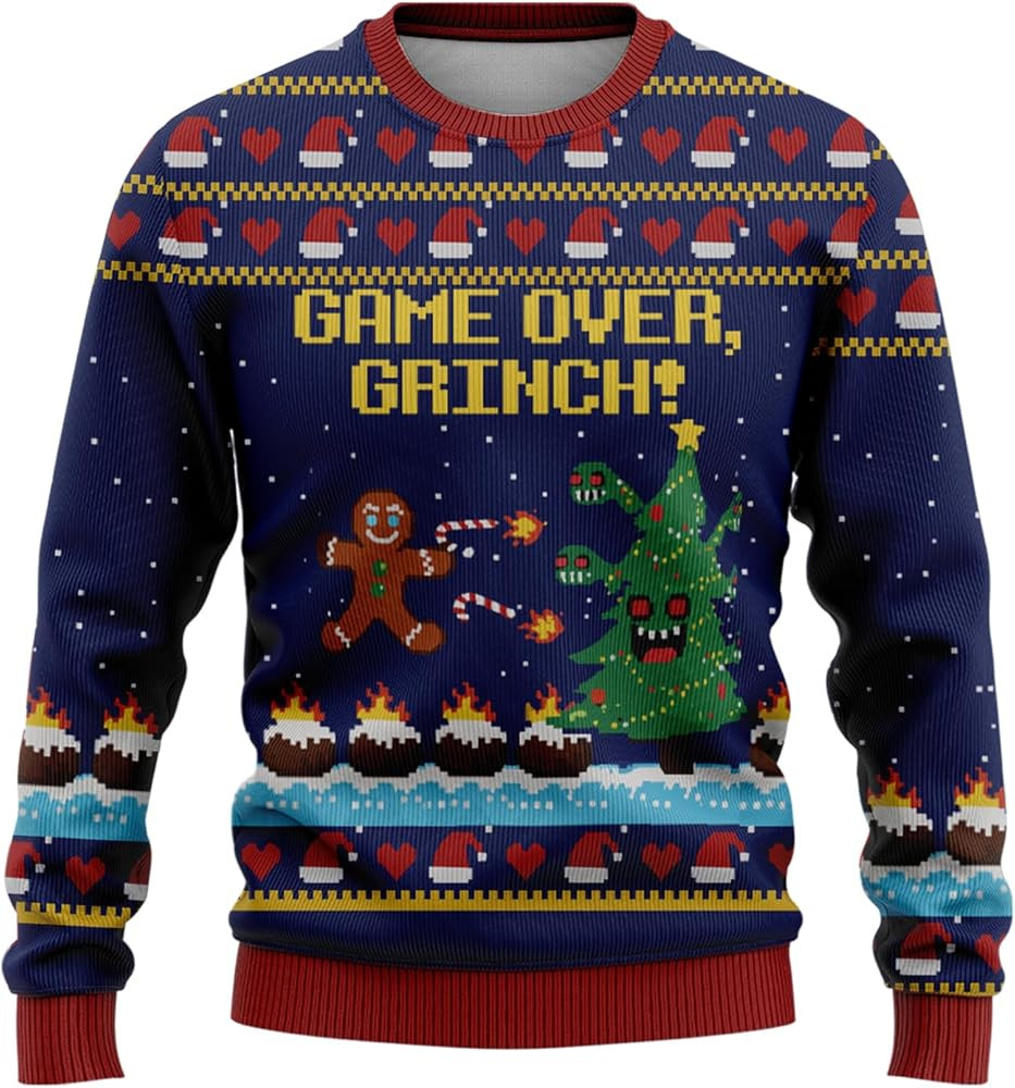 Best Ugly Christmas Sweaters for Men Women – Funny Ugly Womens Sweaters Xmas Holiday Crew Neck ... | Amazon (US)