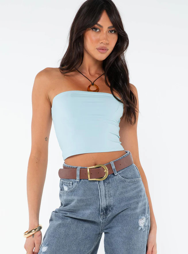 Tomlin Top Baby Blue | Princess Polly US