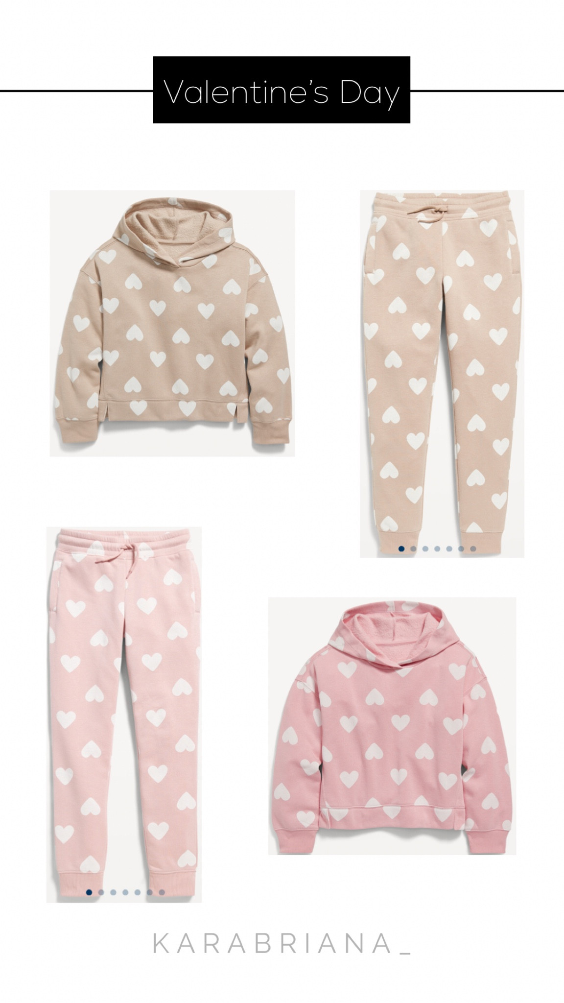 Just ordered this super cute heart jogger and sweatshirt set for Liliana. It also comes in pink!  From old navy! 

#LTKkids #LTKFind #LTKunder100