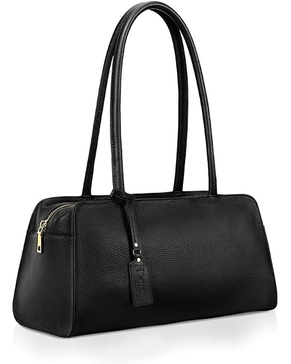 Kattee Leather Purses and Handbags for Women Medium Top-handle Tote Bag Satchel Shoulder Bags | Amazon (US)