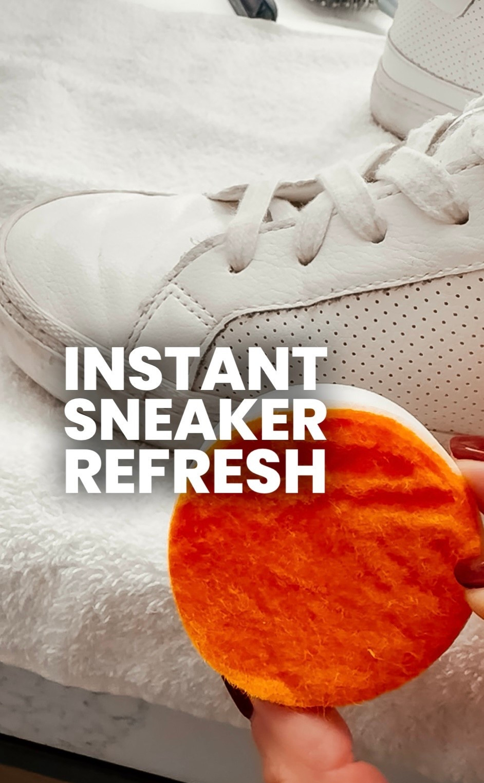 Sneaker Erasers = instant sneaker refresh 👟✨

Just add water and erase scuffs, dirt, and marks like you would with a pencil eraser — they disappear right in front of your eyes.

Use the white side first, then finish with the orange side.

✔️ Pack of 10
✔️ Perfect for travel or gym bags
✔️ A great gift for sneaker lovers

#SneakerCare #CleanSneakers #SneakerHeads #ShoeCare #SneakerCleaning