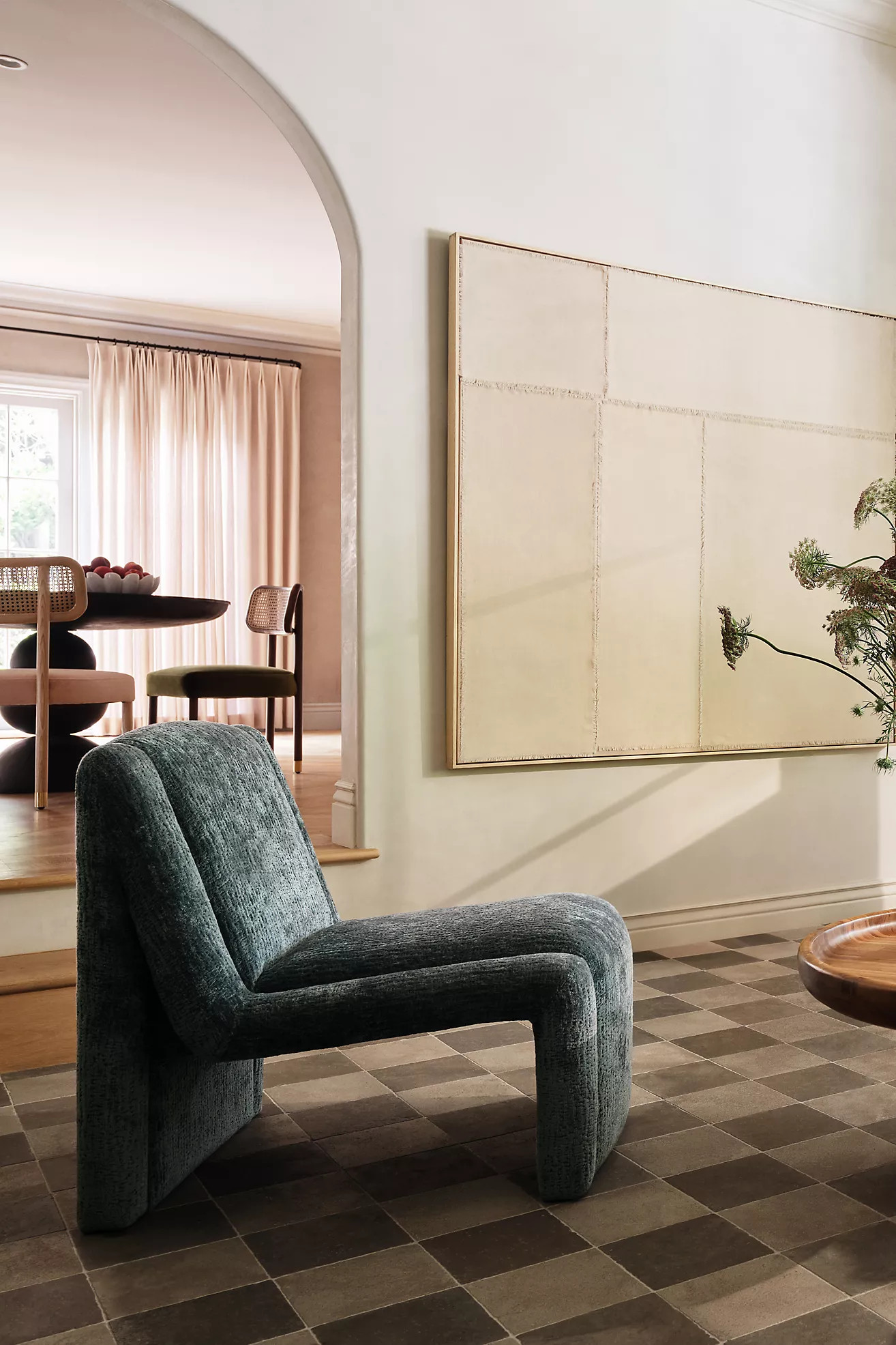 McCall Chenille Accent Chair | Anthropologie (US)