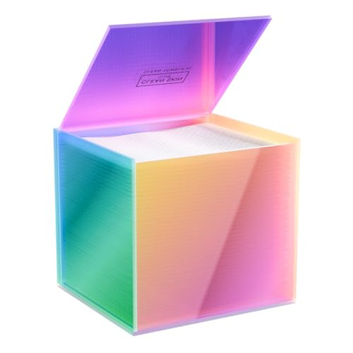 CLEAN SKIN CLUB The Prism Box for Clean Towels XL, Vibrant Storage Solution for 50 Disposable Towels, Stylish and Functional Bathroom Accessory | Amazon (US)