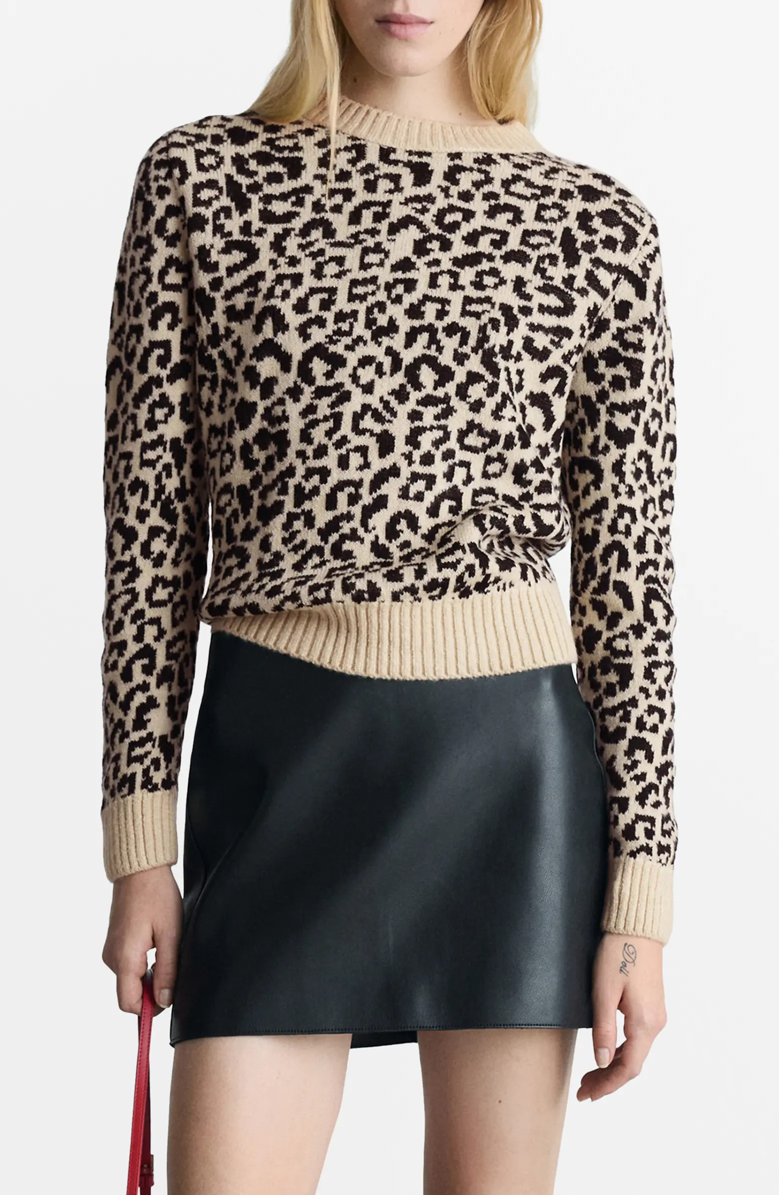 Contrast Trim Sweater | Nordstrom