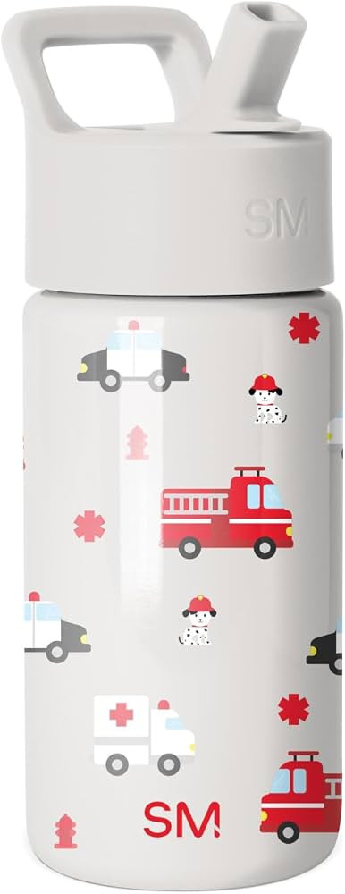 Simple Modern Kids Water Bottle & Toddler Cup | 14oz | Fire Truck | Amazon (US)
