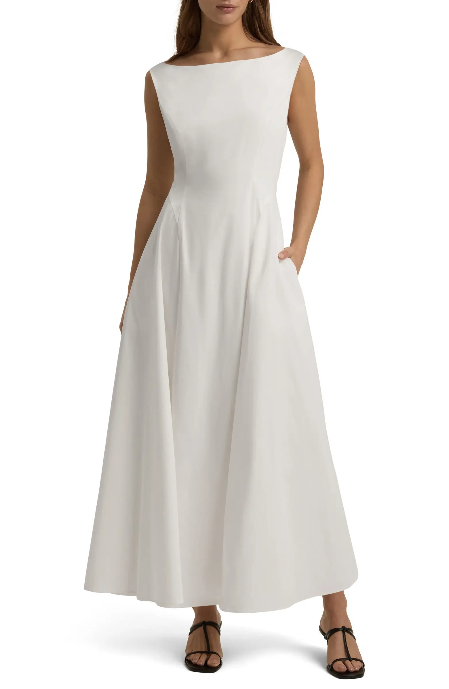 The Catherine Sleeveless Flare Maxi Dress | Nordstrom