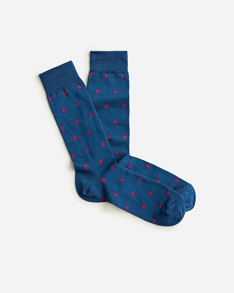 Dress socks in dots | J. Crew US