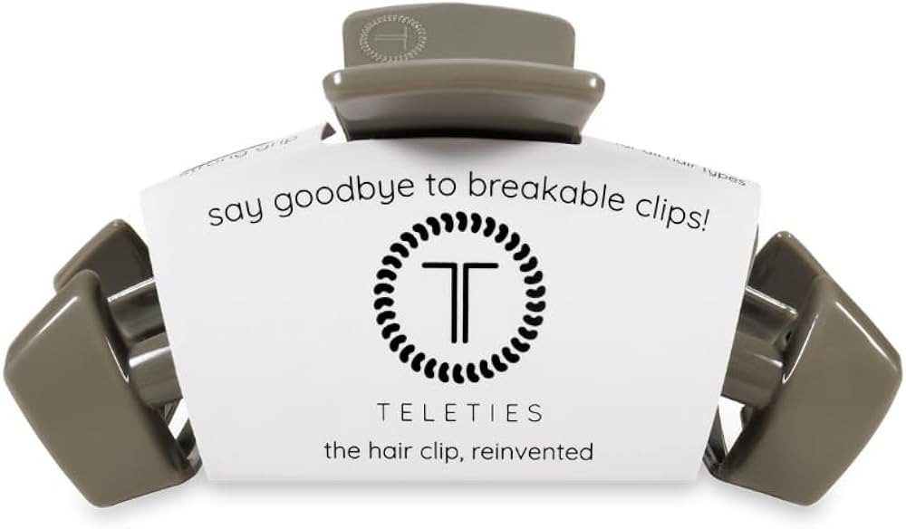 TELETIES - Large Hair Clip - For Thick to Super-Thick Hair - Claw Clips for Women - Strong Grip, ... | Amazon (US)