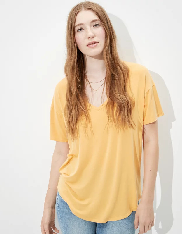 AE Soft & Sexy V-Neck T-Shirt | American Eagle Outfitters (US & CA)