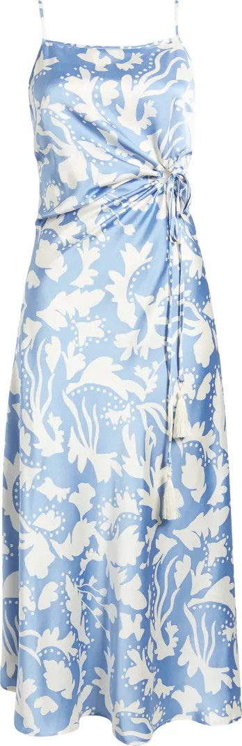 Tie Front Satin Slipdress | Nordstrom