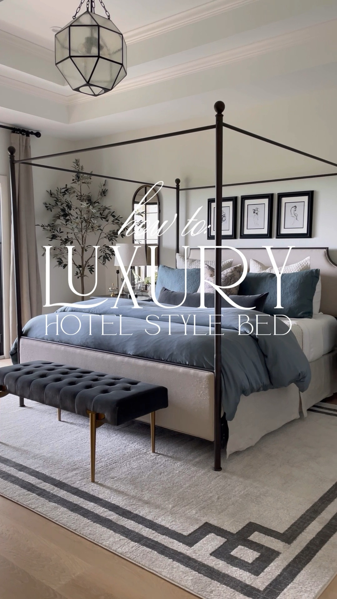 My bedding I used for a luxury hotel style bedroom look! The duvet cover is Tencel and the softest fabric ever! Pair with the Ultra Plush duvet insert to get this look!

canopy bed, pillow covers, shams, lumbar pillow, end of bed bench, rug, artwork, nightstand, arch mirror, bedskirt, on sale, designer dupe bedroom decor 

#LTKhome #LTKsalealert #LTKstyletip