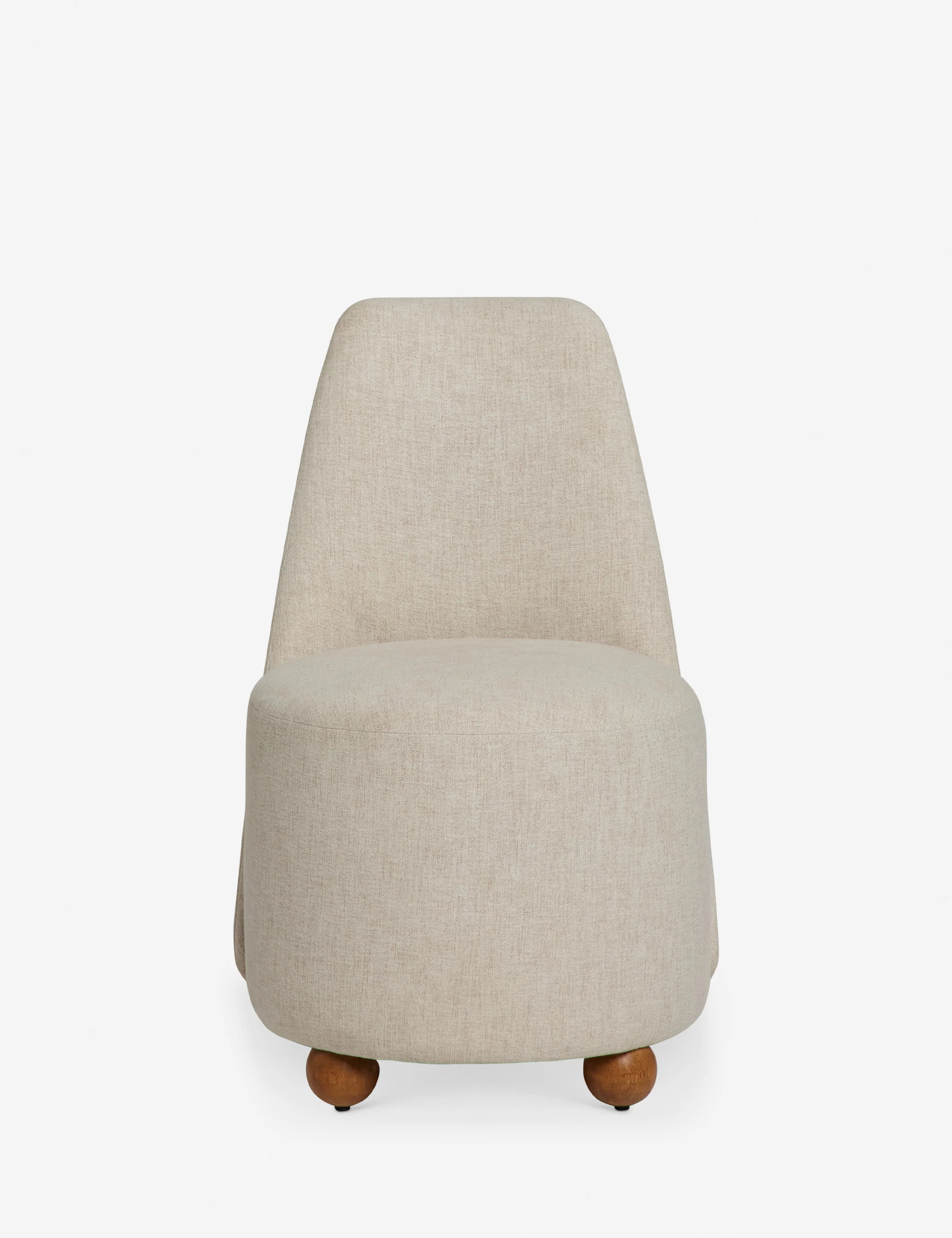 Judson Dining Chair, Flax Performance Cotton Weave | Lulu and Georgia 