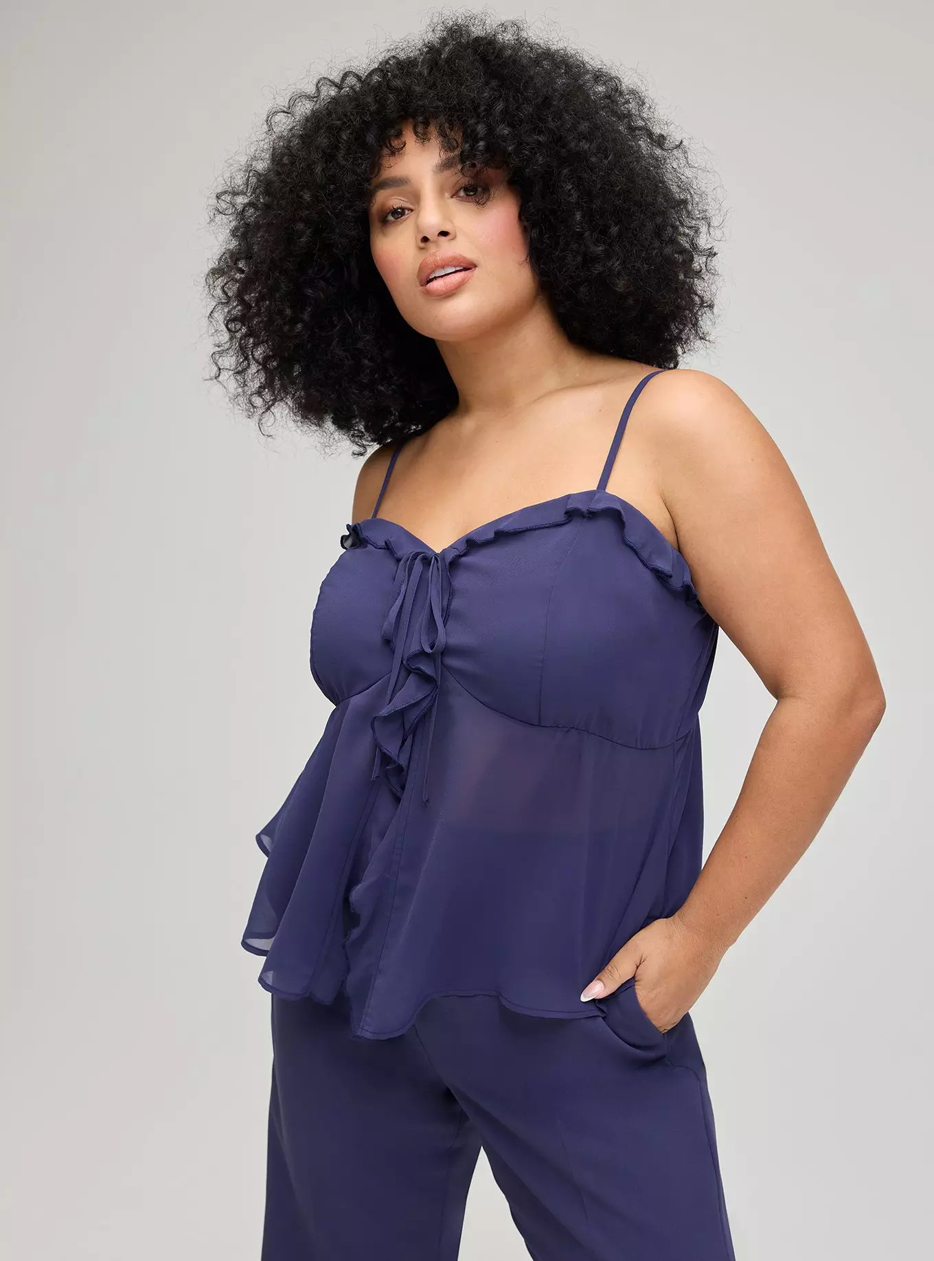 Studio Chiffon Flyaway Top | Torrid (US & Canada)