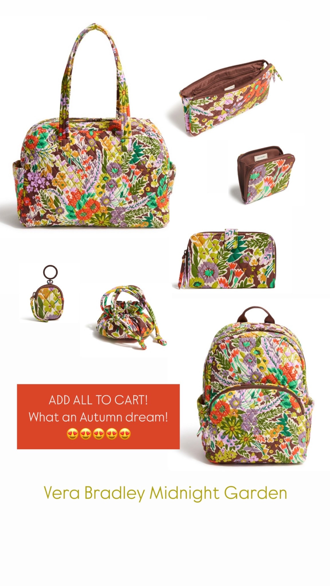 Very Bradley outlet finds at Target! The Evening Garden pattern is an #hocautumn DREAM! 😍 

🫶🏻 Non-commission for me but still wanted to share cuz they’re so pretty!: https://verabradleyoutlet.com/pages/search-results?q=Evening+garden&PgNo=1

#LTKItBag #LTKFindsUnder50 #LTKSaleAlert