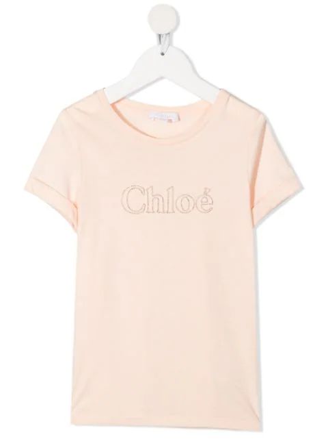 logo-embroidered T-shirt | Farfetch Global