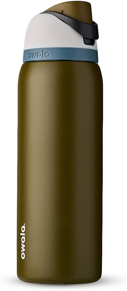 Owala FreeSip Insulated Stainless Steel Water Bottle with Straw, BPA-Free Sports Water Bottle, Gr... | Amazon (US)