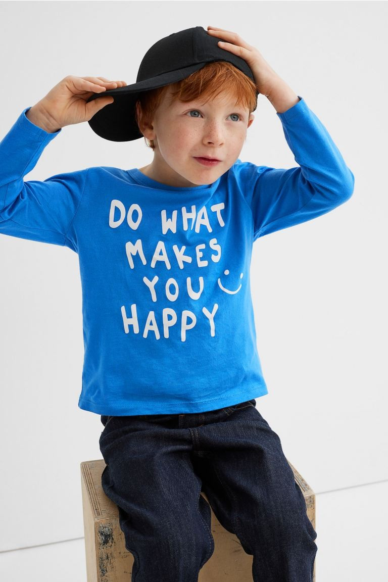 Cotton Jersey Shirt | H&M (US + CA)