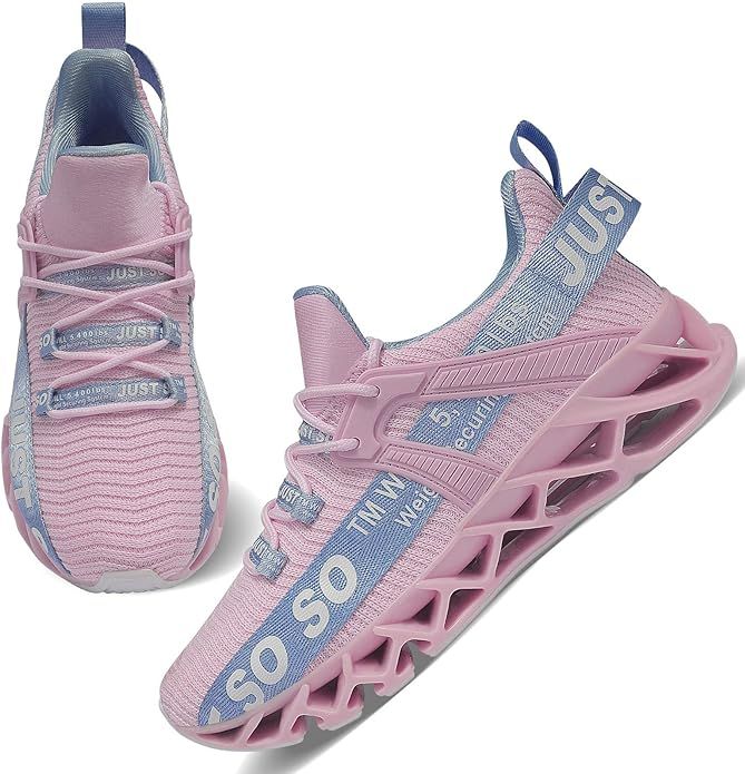 Wonesion Womens Walking Running Shoes Athletic Blade Non Slip Tennis Fashion Sneakers | Amazon (US)