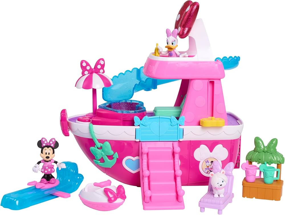 Minnie Mouse Bowdazzling Yacht Playset w/Bonus figs - Amazon Exclusive | Amazon (US)