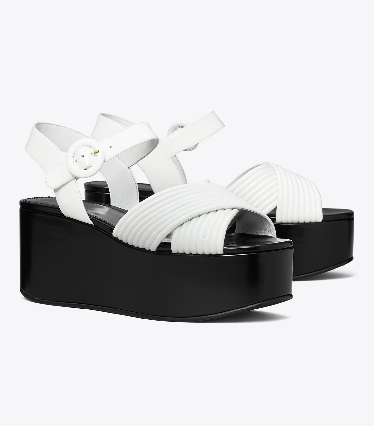 BOMBE CROSS-STRAP PLATFORM SANDAL | Tory Burch (US)