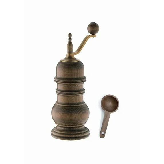 Zassenhaus Speyer 5.1-Inch Dark Stained Beech Pepper Mill - With Wooden Spice Scoop | Walmart (US)