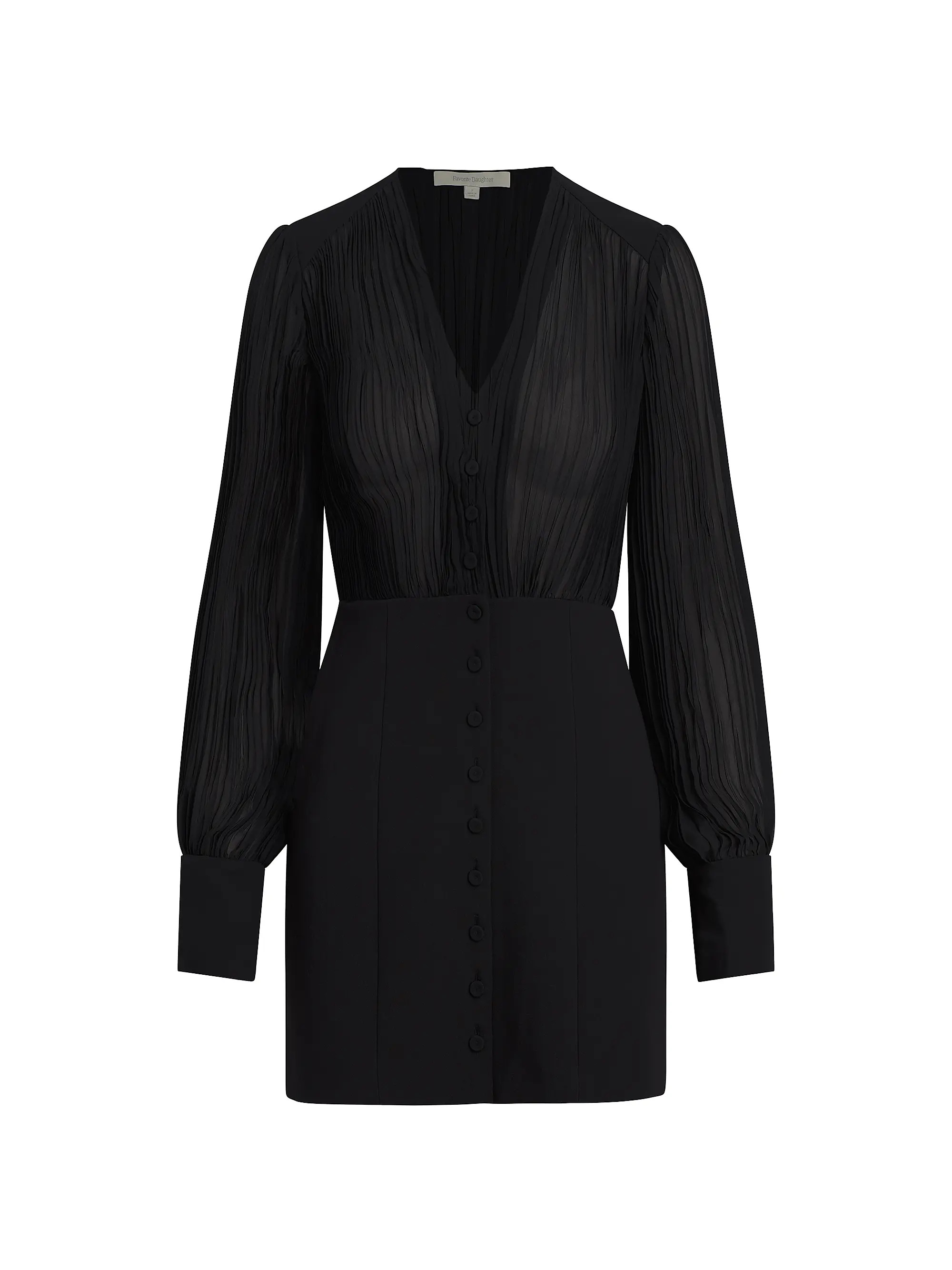 The Change Me Pleated V-Neck Minidress | Saks Fifth Avenue