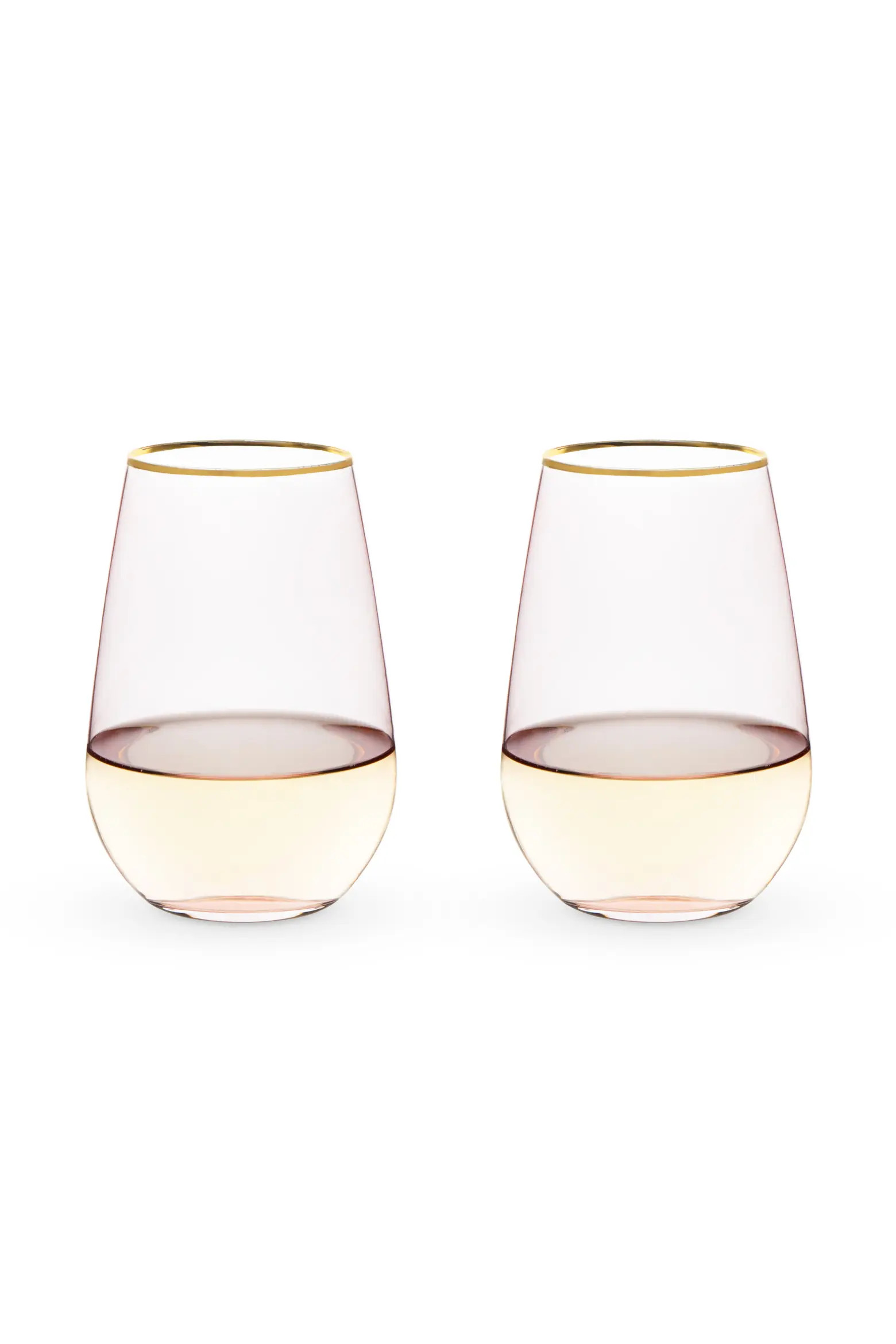Rose Crystal Stemless Wine Glasses Set of 2 | Nordstrom | Nordstrom