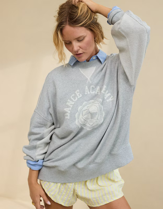 Aerie Big Chill Crew Sweatshirt | Aerie