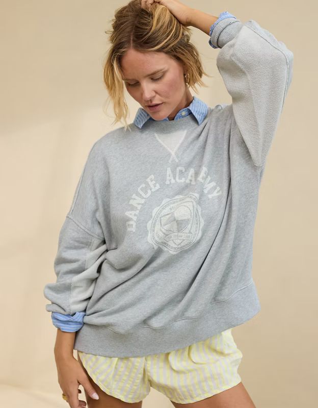 Aerie Big Chill Crew Sweatshirt | Aerie