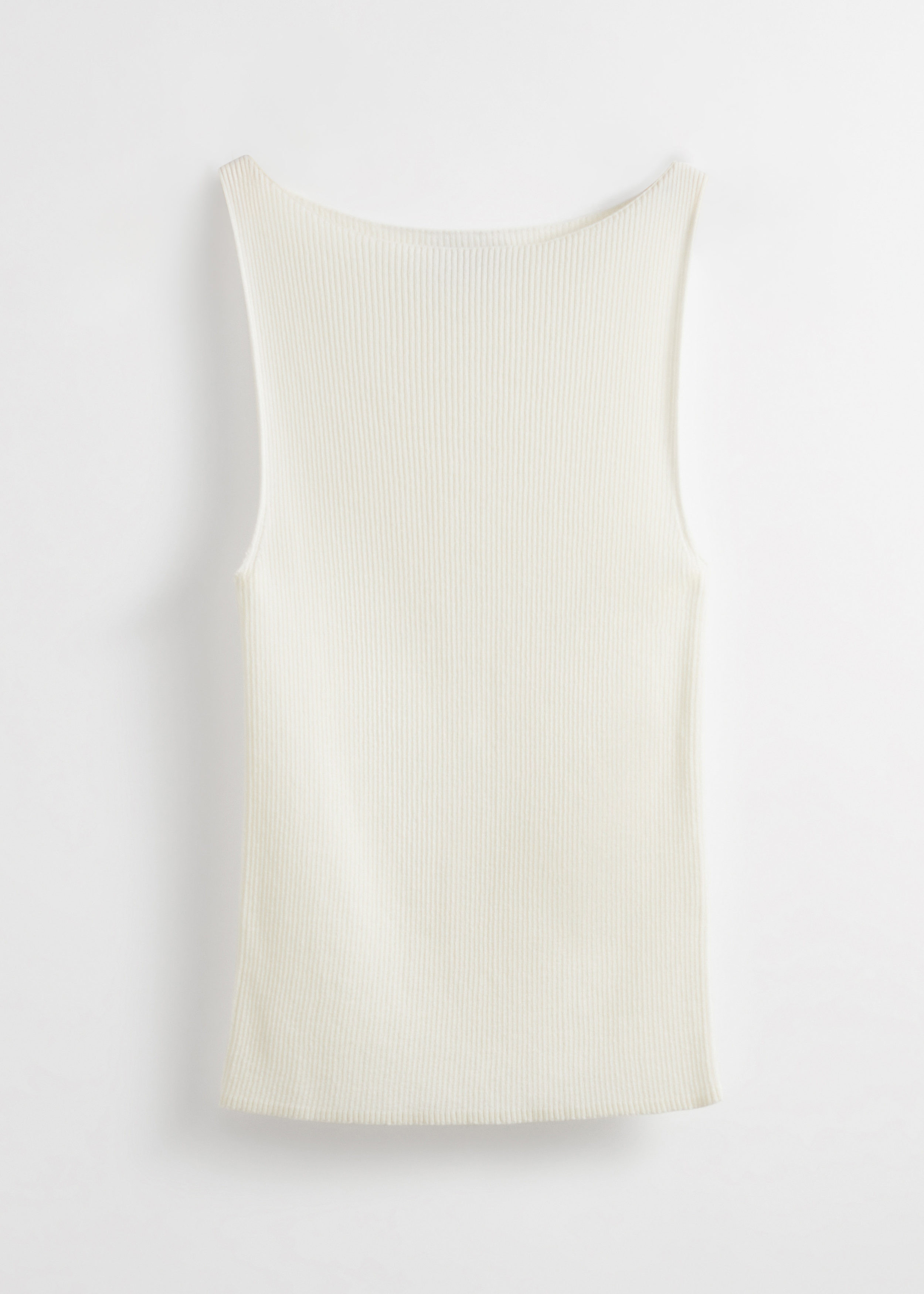 Ribbed Tank Top - White - Tops - & Other Stories DE | & Other Stories EU