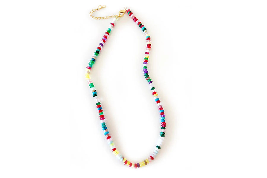 Mini Mixed Gemstone Necklace | Lauren Amble Designs