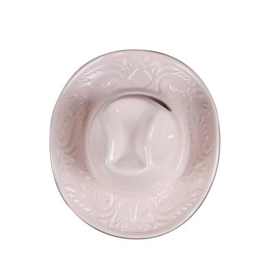 8.85" PINK Ceramic Cow Girl Hat Vase | Wayfair North America