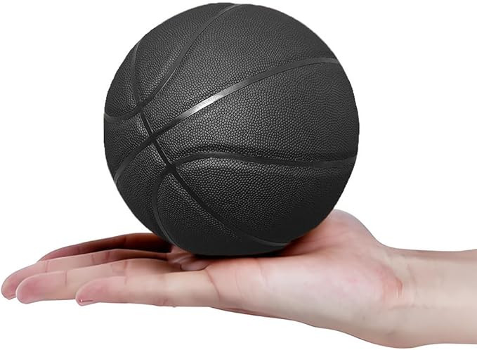 MINDCOLLISION Mini Basketball, Solid Color without Logo, Absorbent Soft Leather, Suitable for Sma... | Amazon (US)