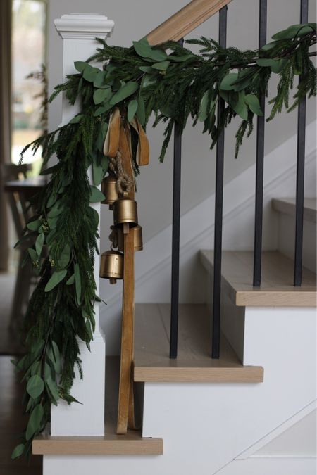 Banister garland, Christmas decor, pine garland, stair decor

#LTKHoliday #LTKSeasonal #LTKhome