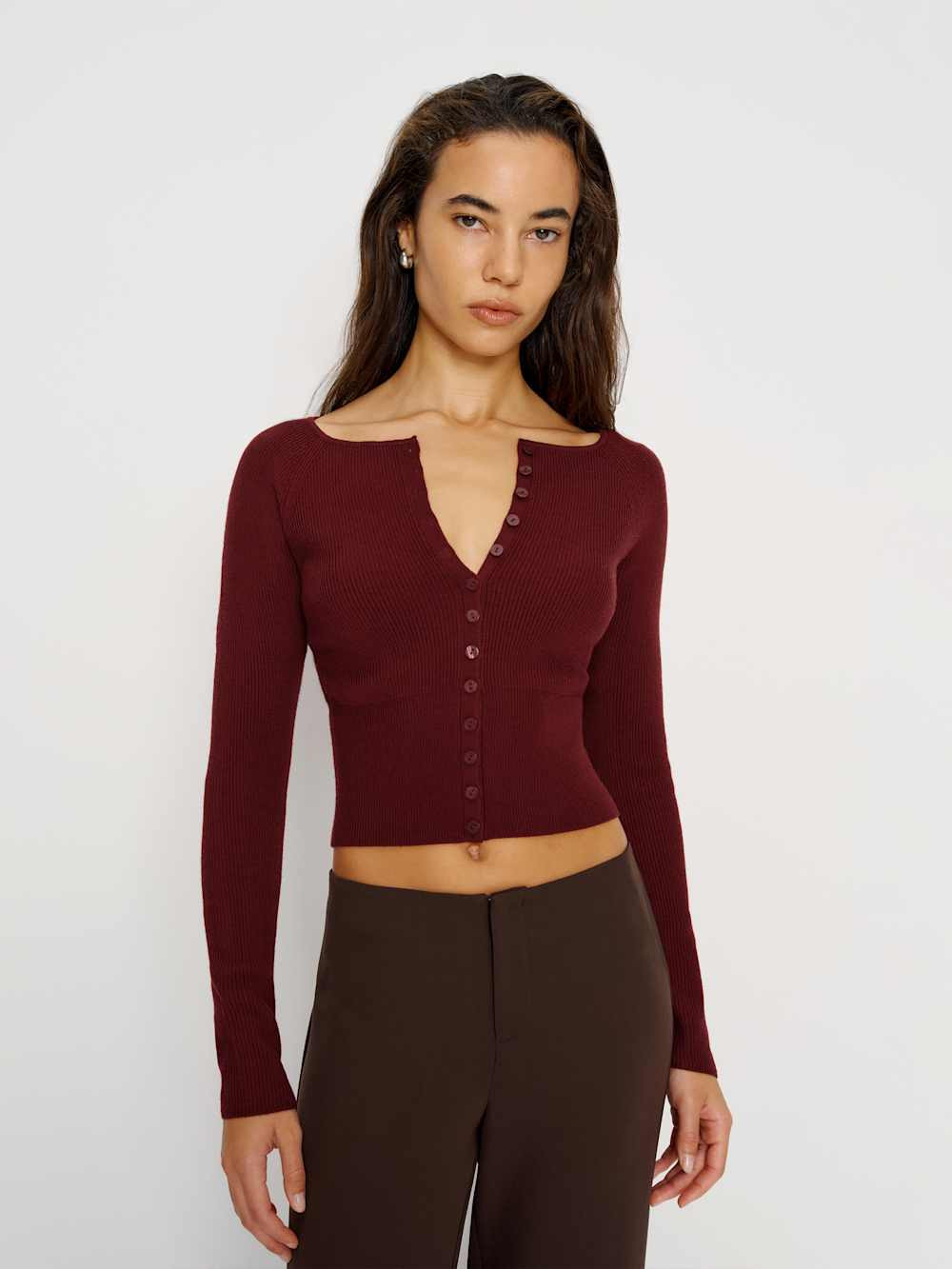 Meadow Regenerative Merino Cardigan | Reformation (Global)
