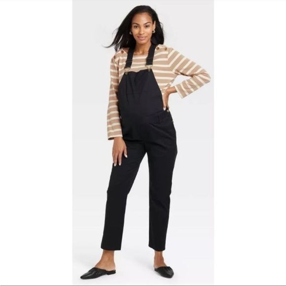 The Nines by HATCH™ Sleeveless Classic Cotton Twill Maternity Jumpsuit | Poshmark