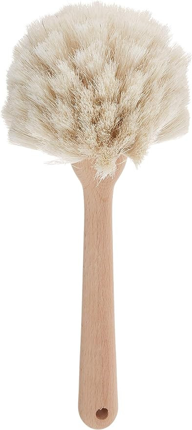 Fox Run Kitchen Brush, Natural Horsehair Fiber Dish and Glass Brush, 10" | Amazon (CA)