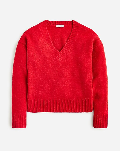 Relaxed V-neck pullover sweater | J. Crew US