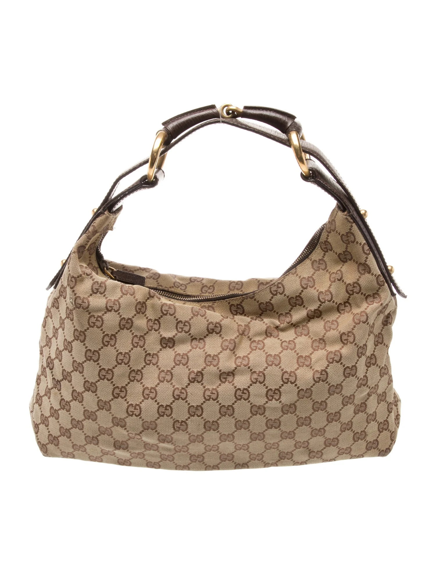 GG Canvas Horsebit Chain Medium | The RealReal