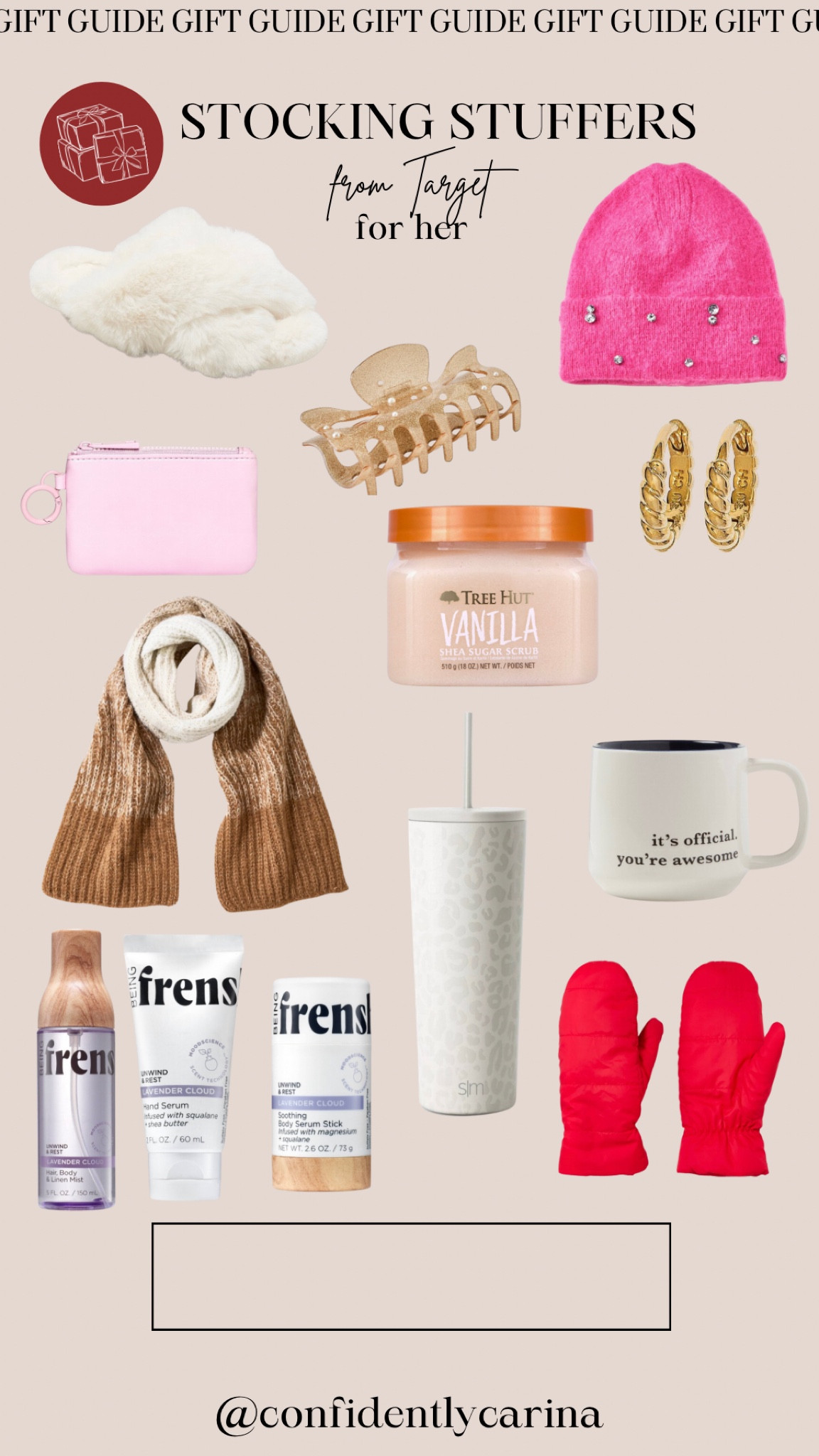 Stocking stuffer ideas for her from @confidentlycarina! Great ideas for your mom, sister, daughter, friend, etc! 

Stocking stuffer, stocking stuffer ideas, gift guides, gift guide for her, affordable Christmas gifts 

#LTKGiftGuide #LTKSeasonal #LTKHoliday