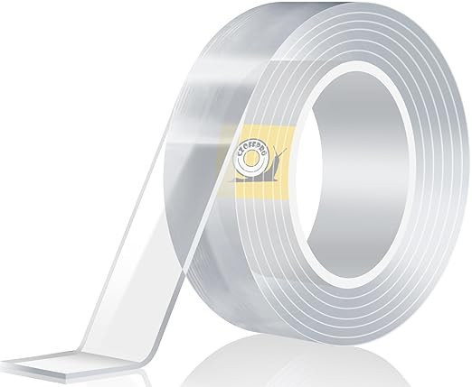 Double Sided Tape Heavy Duty - Clear Mounting Adhesive Two Tape, Transparent Strong Removable Sti... | Amazon (US)