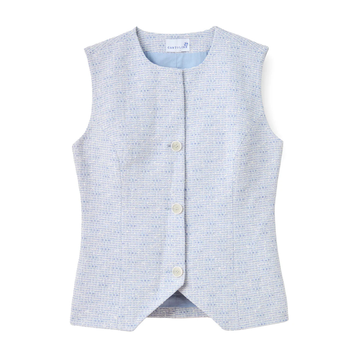 SU26 Freja Vest-Blue Mist | Cartolina